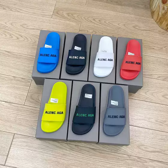 Balenciaga Paris Runway New Arrival Logo High-End Slide Sandals Couple Style Summer Dropshipping