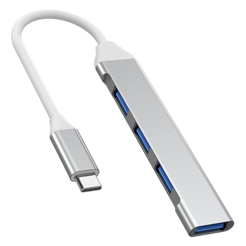 usb3.0分线器typec外接一拖四车载手机笔记本电脑跨境hub扩展坞|undefined
