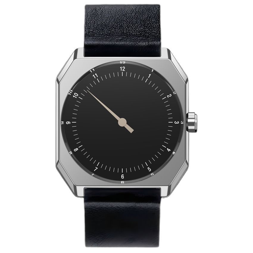 Fashionable Retro Quartz Watch For Men With Protein Leather Strap_voghion.com