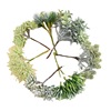 Spot is suitable for cutting and paste artificial plant DIY home wedding decoration fake plastic flower decorative wreath plug -in green plants