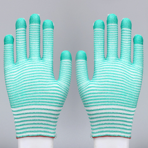 Zebra print glove core thin model thirteen needle high elasticity anti-slip factory wholesale wear-resistant breathable zebra print gloves