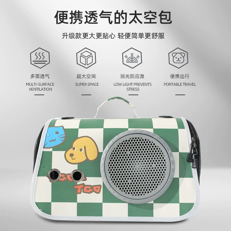 Handheld foldable backpack to go out, big polyurethane breathable universal space shoulder bag