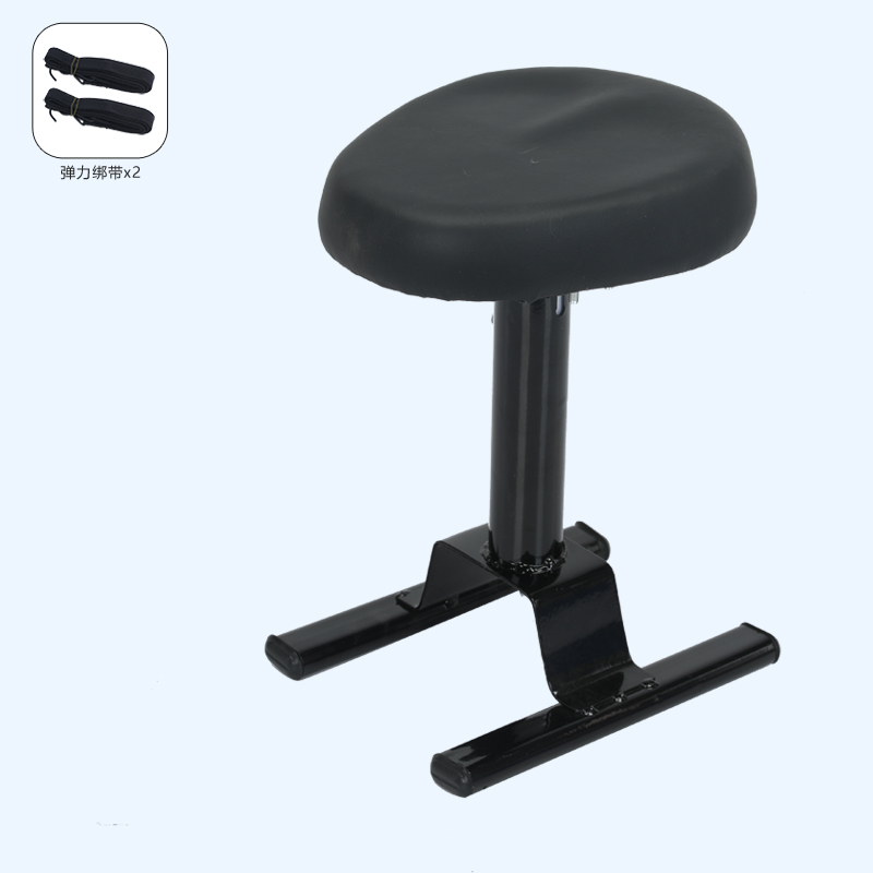 ✿All black i-shaped fixed style + single seat + straps