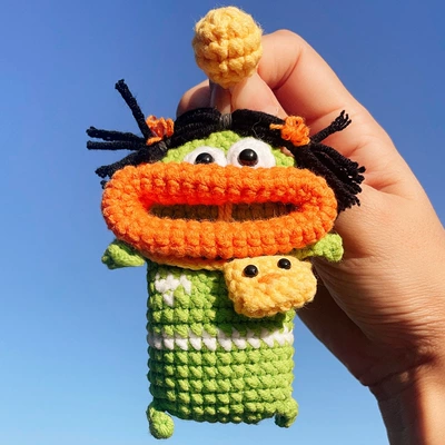 big mouth monster car key | Car key bag - suit-head-universal-99-carfinished-product