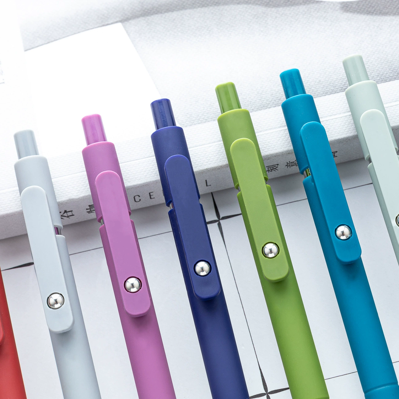 Rollerball pen, plastic stationery for students