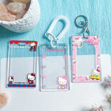 透明行李牌漫画框学生校园卡工作证件套接送卡公交地铁硬饭卡套