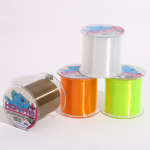 Nylon line 500 meters installed transparent sea pole line hand pole line main line stream reservoir fishing line wholesale