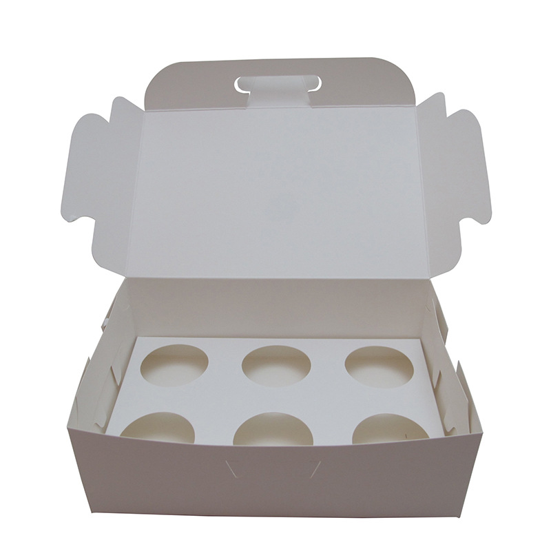 东莞厂家印刷食品包装纸盒  圣诞抽屉蛋糕盒  纸杯蛋糕盒 易成型