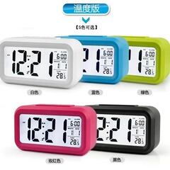 クロスボーダーイン目覚まし時計学生音声目覚まし時計学生特別な発光電子時計スマート目覚まし時計スマート時計