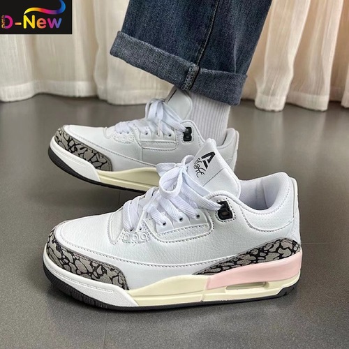 National trend ins style college contrasting color air cushion white shoes men's ulzzang Harajuku all-match couple breathable sports shoes trendy