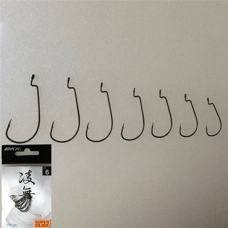 Bkk 9005 Lingwu Luya Mandarin Bass Crank Hook Luya Mandarin Fish with Soft Bait Hook