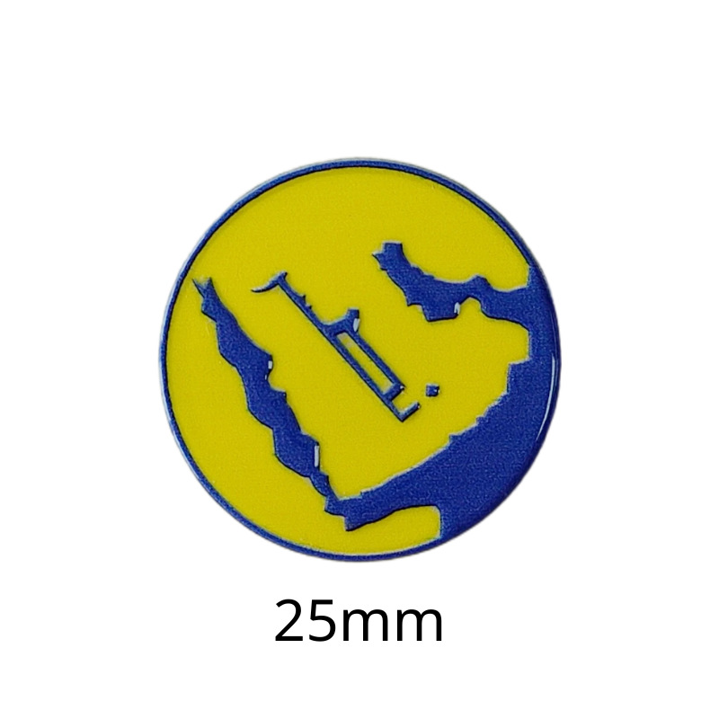 Insignias metálicas transfronterizas, pegatinas para teléfonos móviles, broches, Copa Mundial, Liga de Campeones, club de fútbol, insignias del Real Madrid, insignias del Liverpool al por mayor