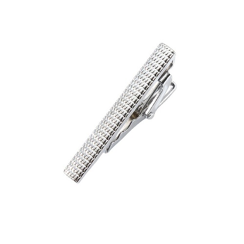 Gold men's 4cm short stylish tie clip, silver mirror narrow tie special personalized tie clip