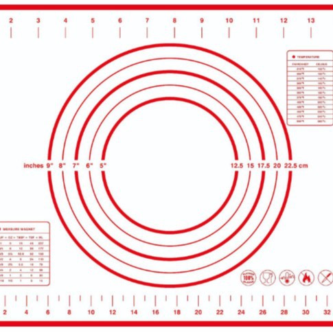 Tapete para amasar de silicona de grado alimenticio, personalizable y grueso, tapete antideslizante para masa para hornear en la cocina del hogar, tabla de cortar grande.