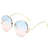 Trend sunglasses, marine glasses solar-powered, European style, gradient, flowered