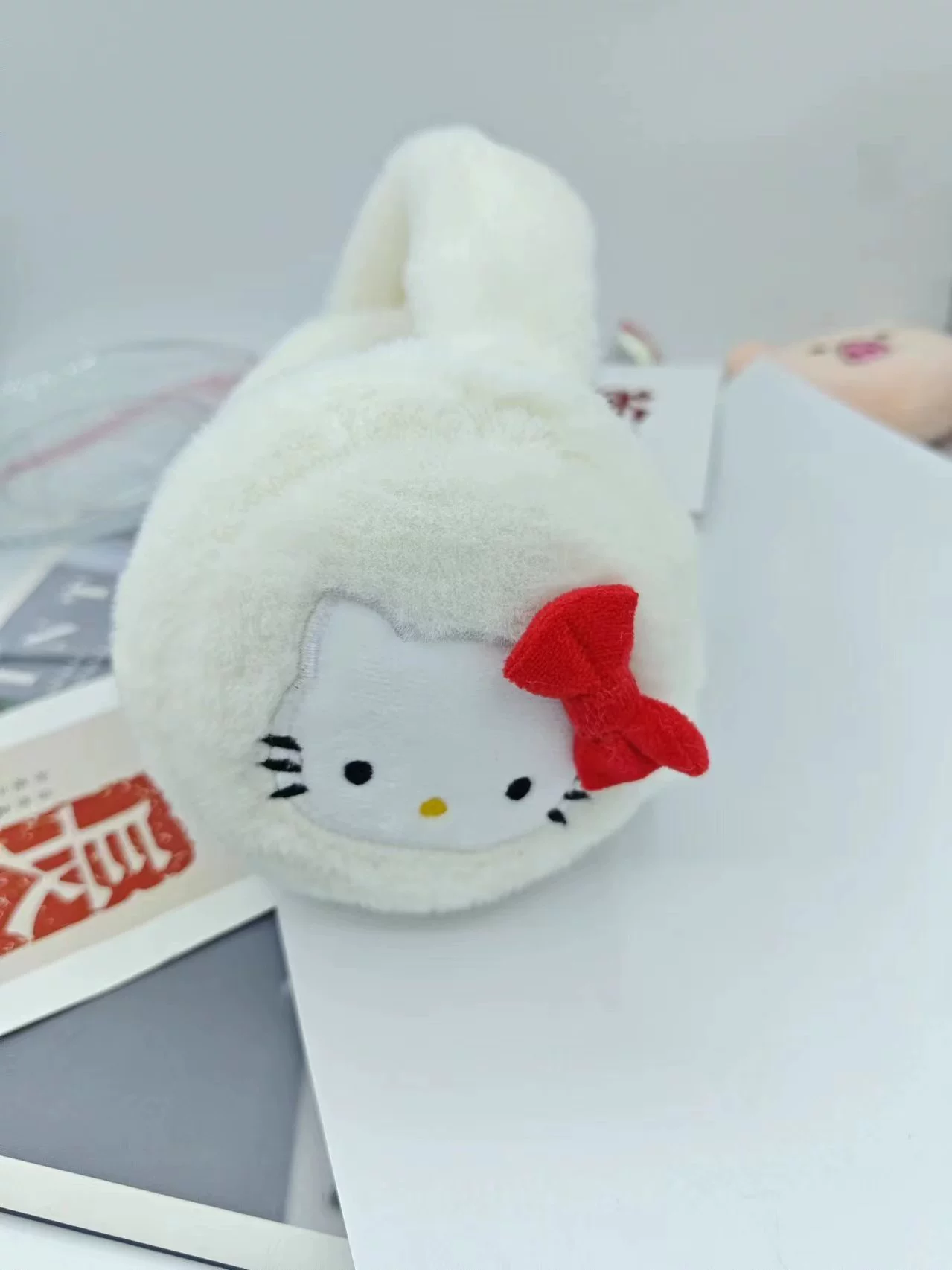 Sanrio, winter keep warm children's headphones, cartoon cute earmuffs, demi-season bag