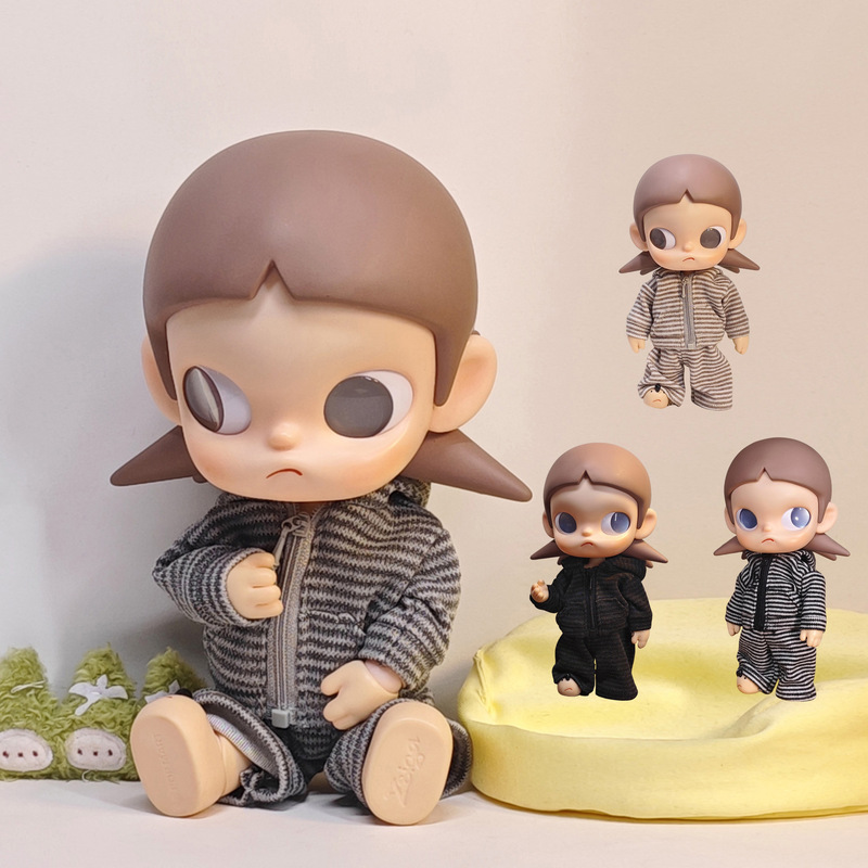 Zsiga Sister Gazi Striped Suit Longing Place Doll Clothes 1/8 Action Figure Casual Suit Wholesale Ready Stock