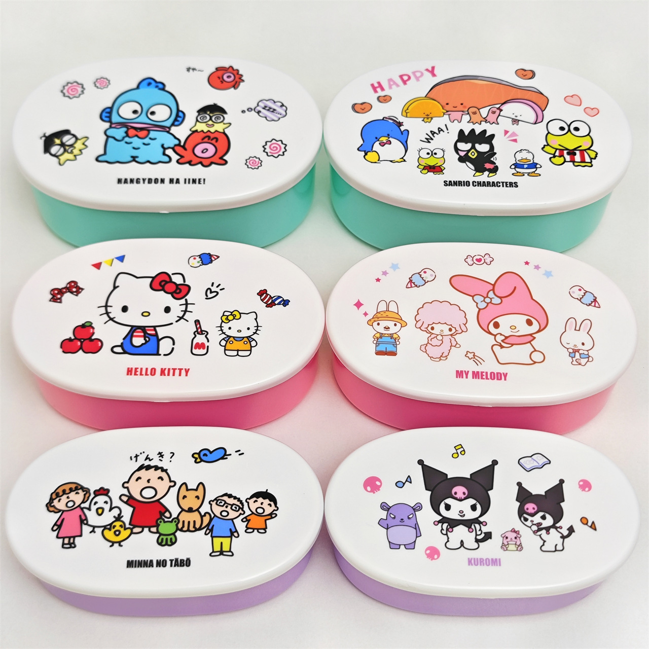 Sanrio Sanrio fresh-keeping box cartoon melody lunch box portable baby food tableware three-piece set