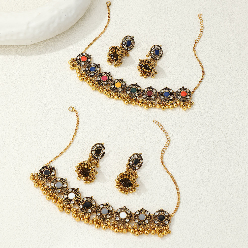 Set collana e orecchini in metallo gioielli di moda per donna_voghion.com