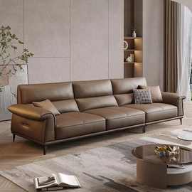 意式轻奢沙发小户型现代简约沙发客厅直排沙发佛山工厂