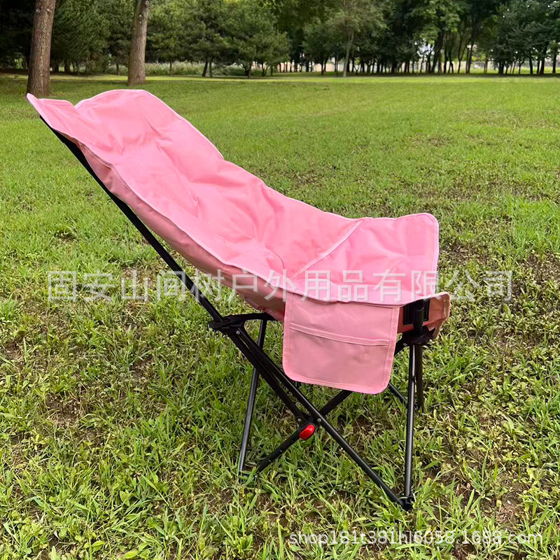 便携式户外加棉舒适月亮椅可折叠露营椅可坐可躺加棉三档调节椅子|undefined