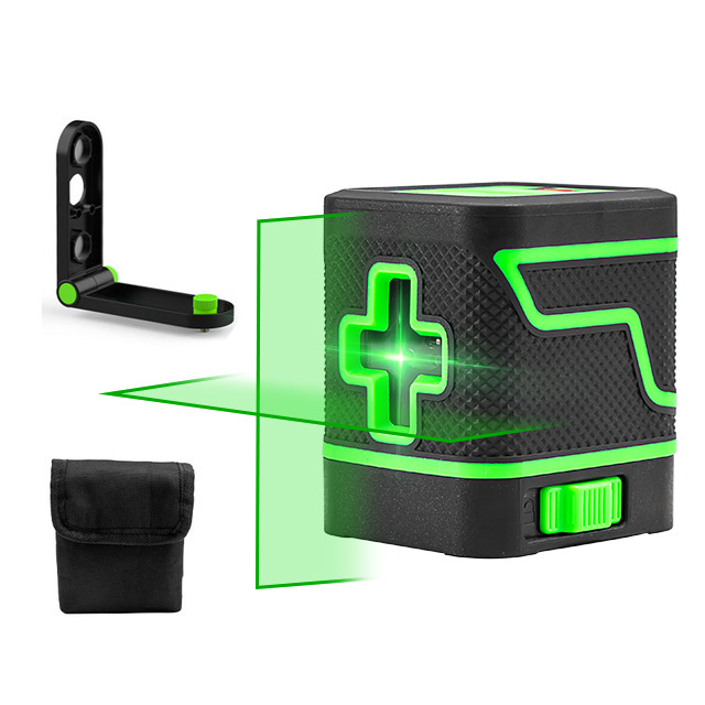 Luz de nivel láser línea fina línea automática Mini portátil 2 Línea proyector de nivel verde