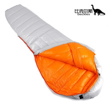 新款木乃伊鹅绒睡袋 妈咪抗寒成人鸭绒睡袋跨境代发