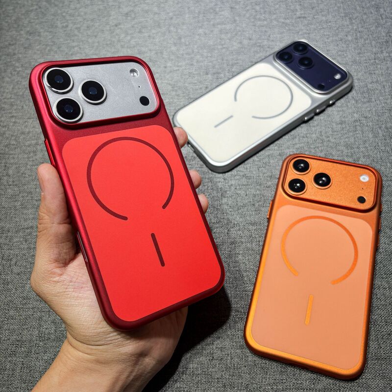 Suitable for iPhone 17 Pro Max Soft-Touch Second-Generation Magnetic Phone Case, Apple 16/15/14 Anti-Drop Solid Color Hard Case Suitable for iPhone 17 Pro Max Soft-Touch Second-Generation Magnetic Phone Case, Apple 16/15/14 Anti-Drop Solid Color Hard Case