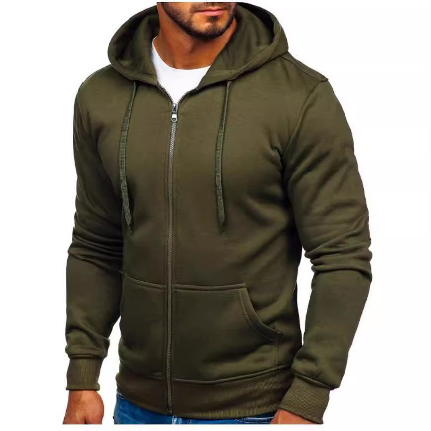 2024 suéter con cremallera para hombre transfronterizo sudadera con capucha de lana sudadera con capucha fábrica W3 al por mayor logotipo imprimible