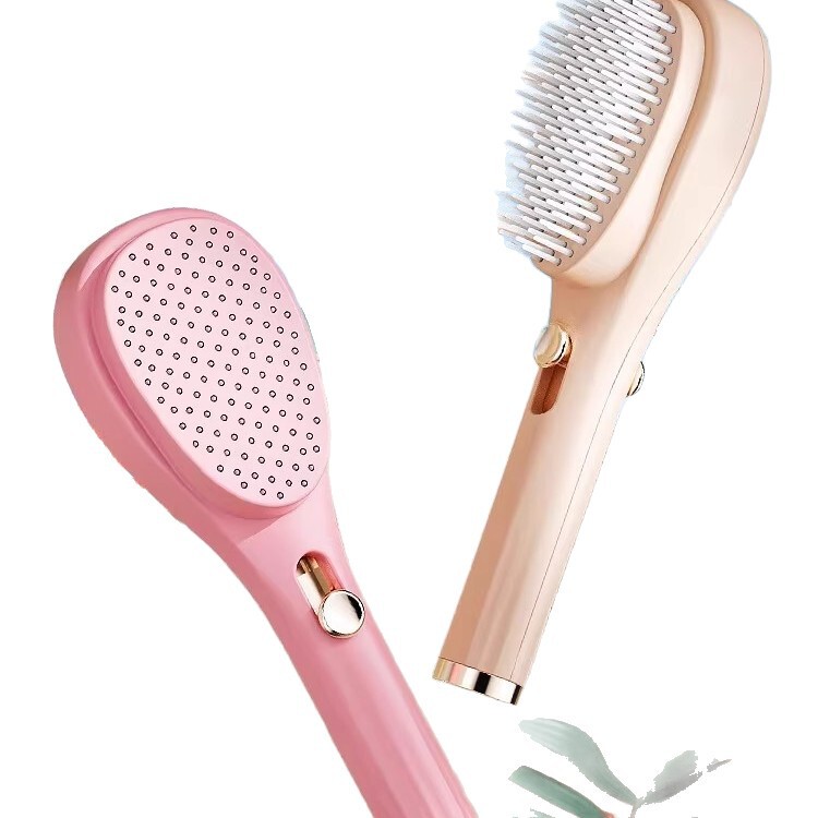 伸縮マッサージコーム、マジックコーム、髪と頭皮のクリーニング、ヘアコーム、静電気防止、髪を滑らかにする、家庭用ワンクリック高価値|undefined