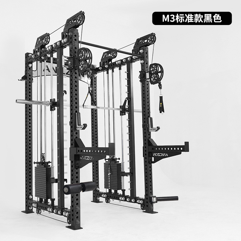Gimnasio pórtico equipo de fitness hogar marco de sentadilla profunda multifuncional comercial Smith máquina de entrenamiento integral