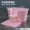 Wholesale cat sand pot semi -closed super large giant cat sand pot open cat toilet plus height cat sand pot large