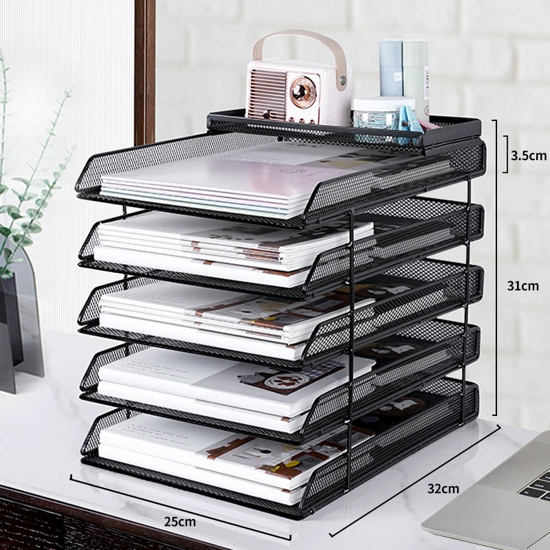 Металлическая офисная стойка для настольных документов