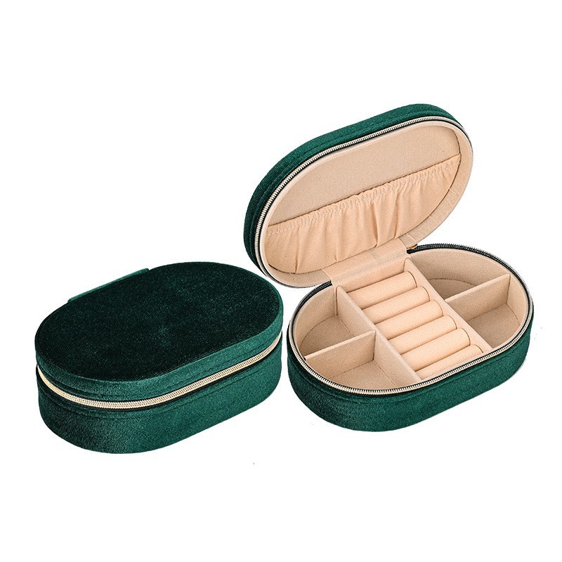 Mini caja de joyería portátil anillo de viaje pernos caja de almacenamiento inswind fuente transfronteriza fábrica al por mayor spot