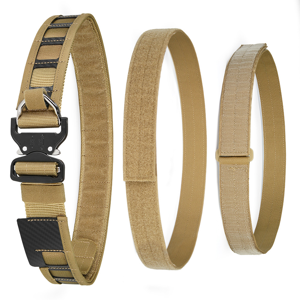 Cinturón Táctico MOLLE para Hombre de 4.5 cm de Lona Ligero para Combate al Aire Libre