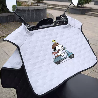 tram pedal motorcycle battery car — Electric car cushion - naughty-dog-gray-sun-protection-big-wing-pocket