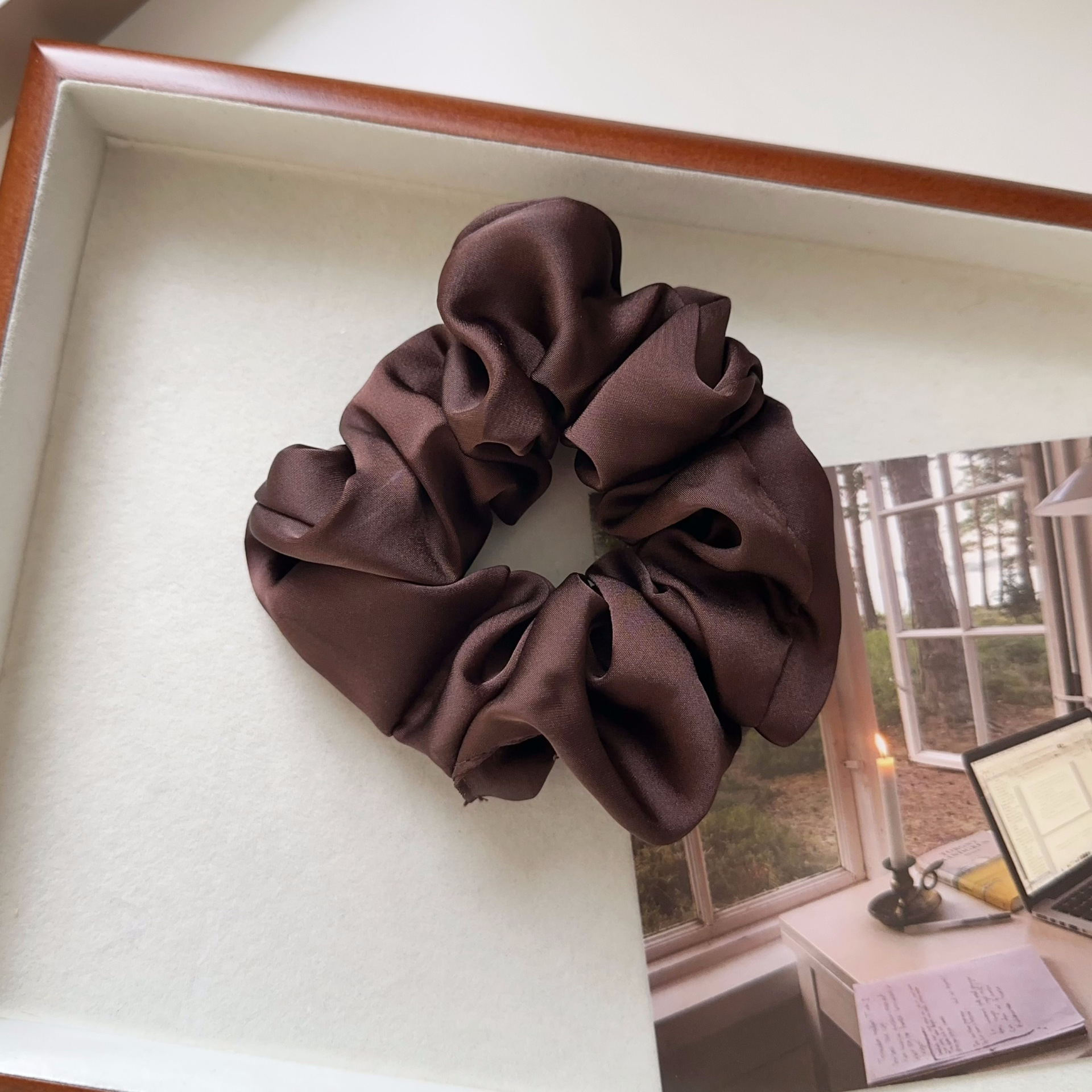 8g Weight Hair Tie Hair Accessories Type 1 Piece Quantity Holiday, Daily Occasion Solid Color Pattern Women's Gender Simple Style, Classic Style Style Women's Simple Style Classic Style Solid Color Cloth Hair Tie 24