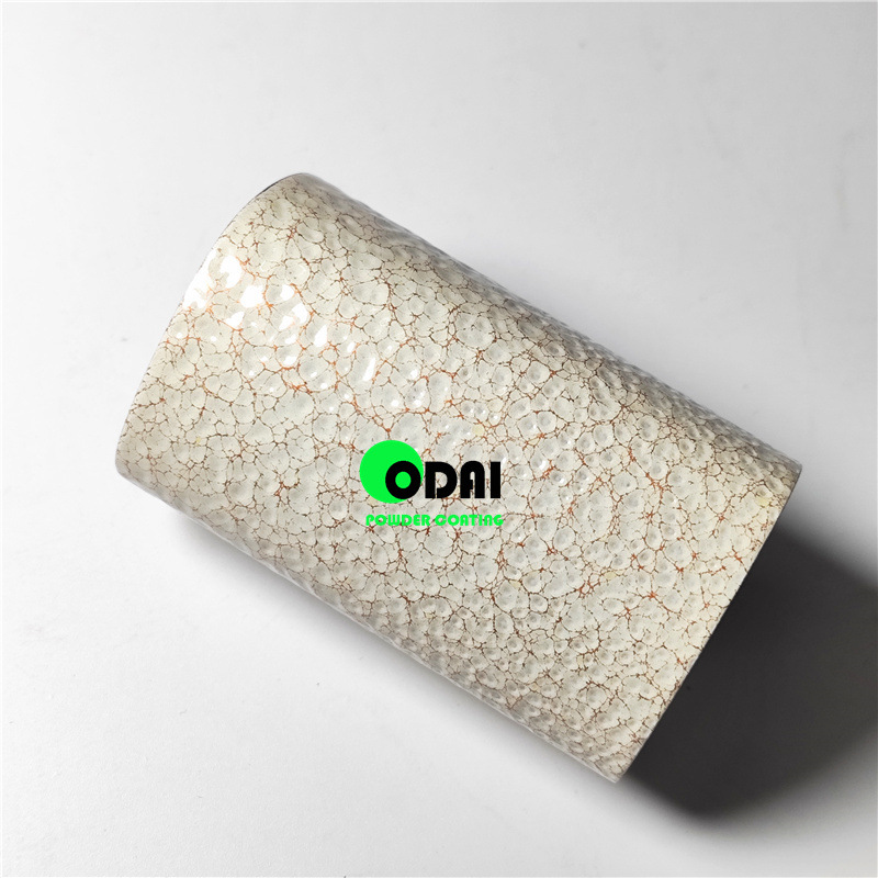 劳尔色卡 绿色仿古纹锤纹水纹 热固性塑粉 金属表面粉末油漆