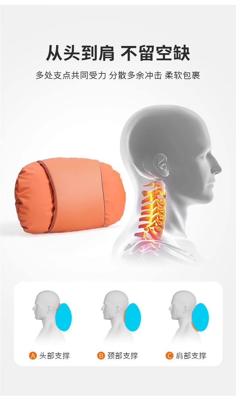 Suitable for 25 Models of Crown Landrest Headrest and Lumbar Support, 12Th Generation, 13Th Generation and 14Th Generation Crown Neck Pillow, Car Supplies Lumbar Cushion
