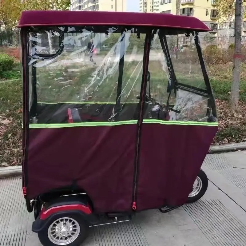 電動三輪車カーポート、完全密閉型雨よけ、小型バス電気自動車日よけ、高齢者向け三輪車カーポート、Yunda|undefined