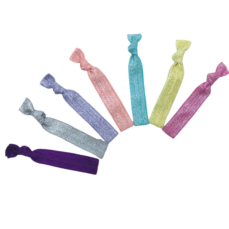 15mm Wide Gold and Silver Onion Sports Hair Band Headstring Knot Hair Ring Wrap Edge elastic Band Bracelet Traceless Knot Hair Accessories