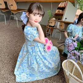 蓝色妖姬裙