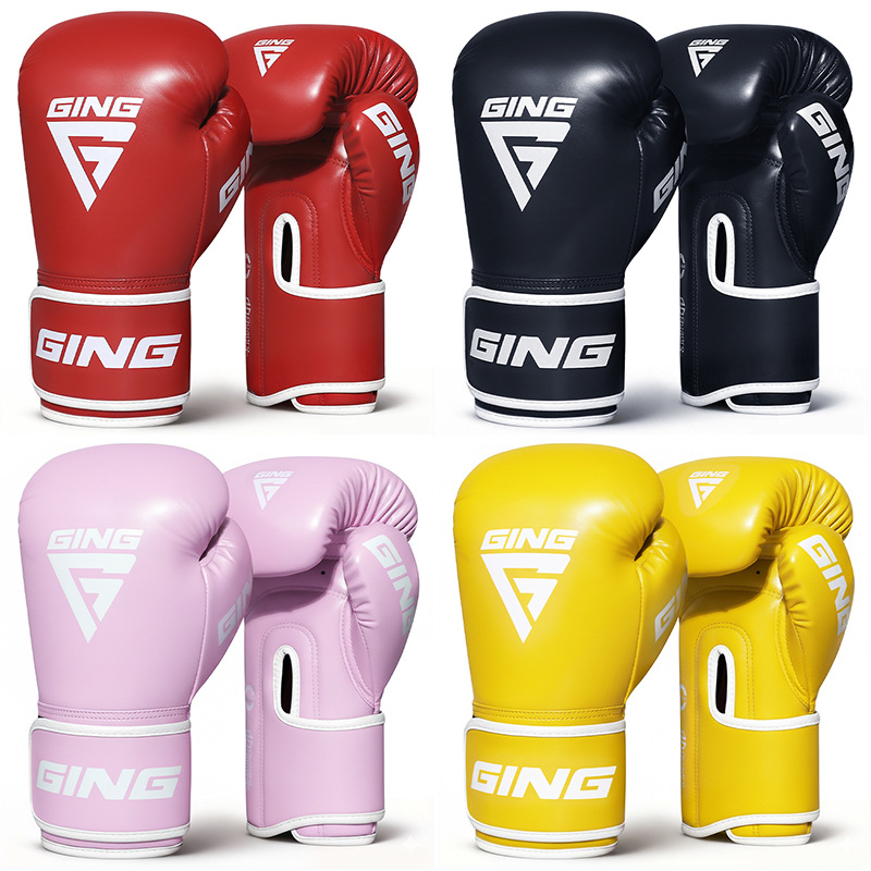 Professional Boxing Gloves for Adults and Children, Men and Women, for Sanda, Muay Thai, and Sandbag Training, Thickened for Actual Combat