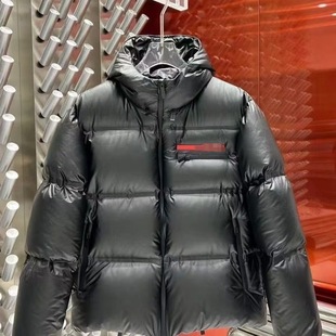 PR Europe Station Winter Fashion Brand Cold-proof Fluffy Bread Cotton-padded Jacket Casual Hooded Short Thickened Jacket for Men and Women