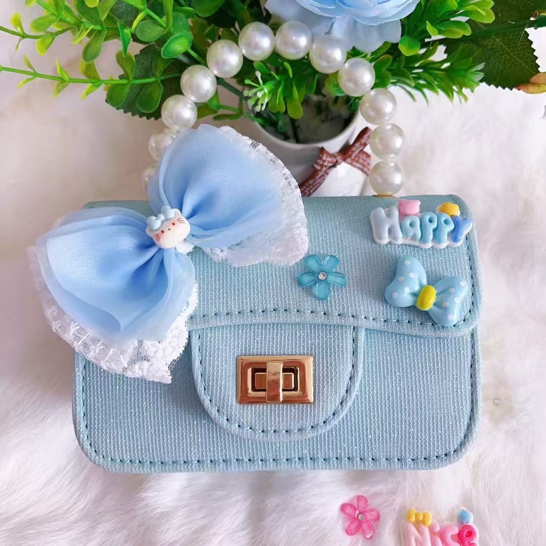 Melody bow bolso de princesa bolso de perla bolso de Año Nuevo bolso de cambio accesorios cadena de hombro