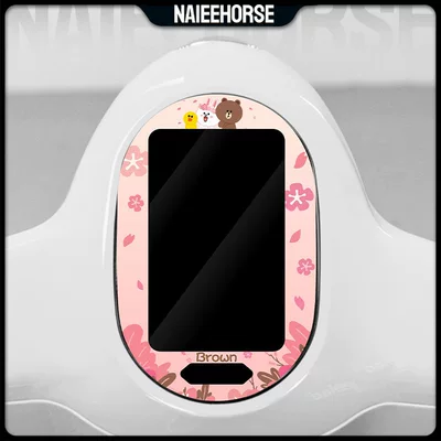 Painted Acrylic Non-Tempered Protective — Motorcycle engine and accessories - brown-bear-pink-bottom