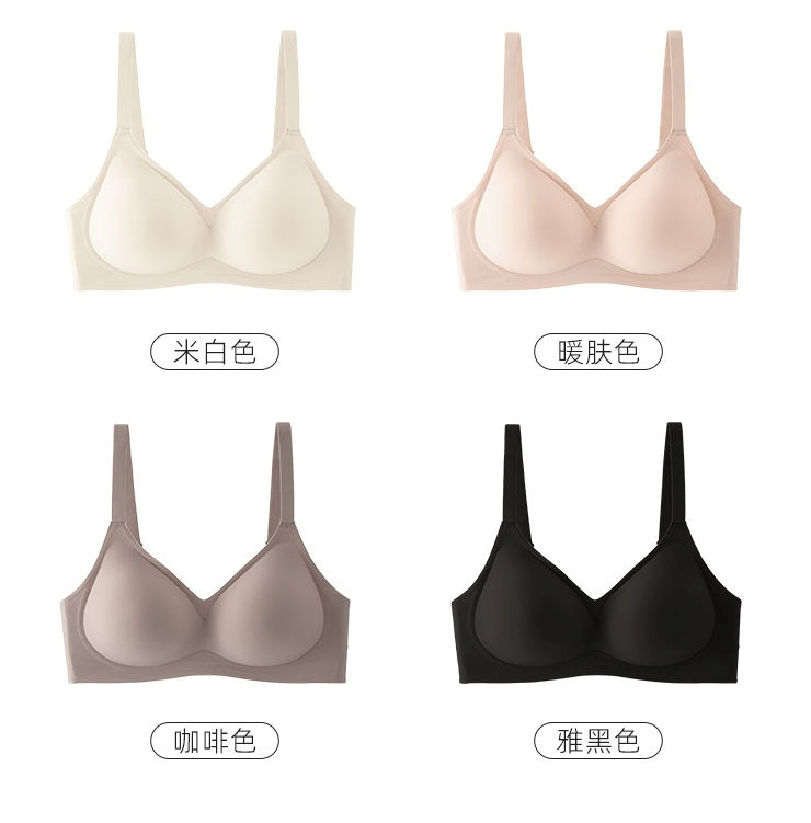 Taza fija, ropa interior expandida, pecho pequeño para mujeres, bra de soporte suave para la espalda, bra sin marcas image 7