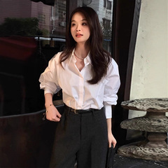 法式设计感小众白色衬衫外套女装高级感上衣2025夏季新款防晒衬衣