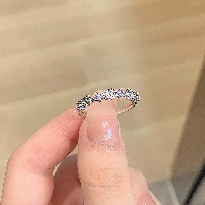 Калейдоскоп, универсальное модное кольцо одного размера, простое и элегантное оформление, цветочное, яркий запоминающийся стиль, высокое качество, на указательный палец