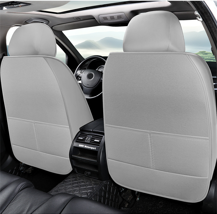 Car Seat Covers for All Seasons, Fully Enclosed, Made of Coarse Linen Fabric, Breathable Summer Seat Covers, Wholesale for Export
